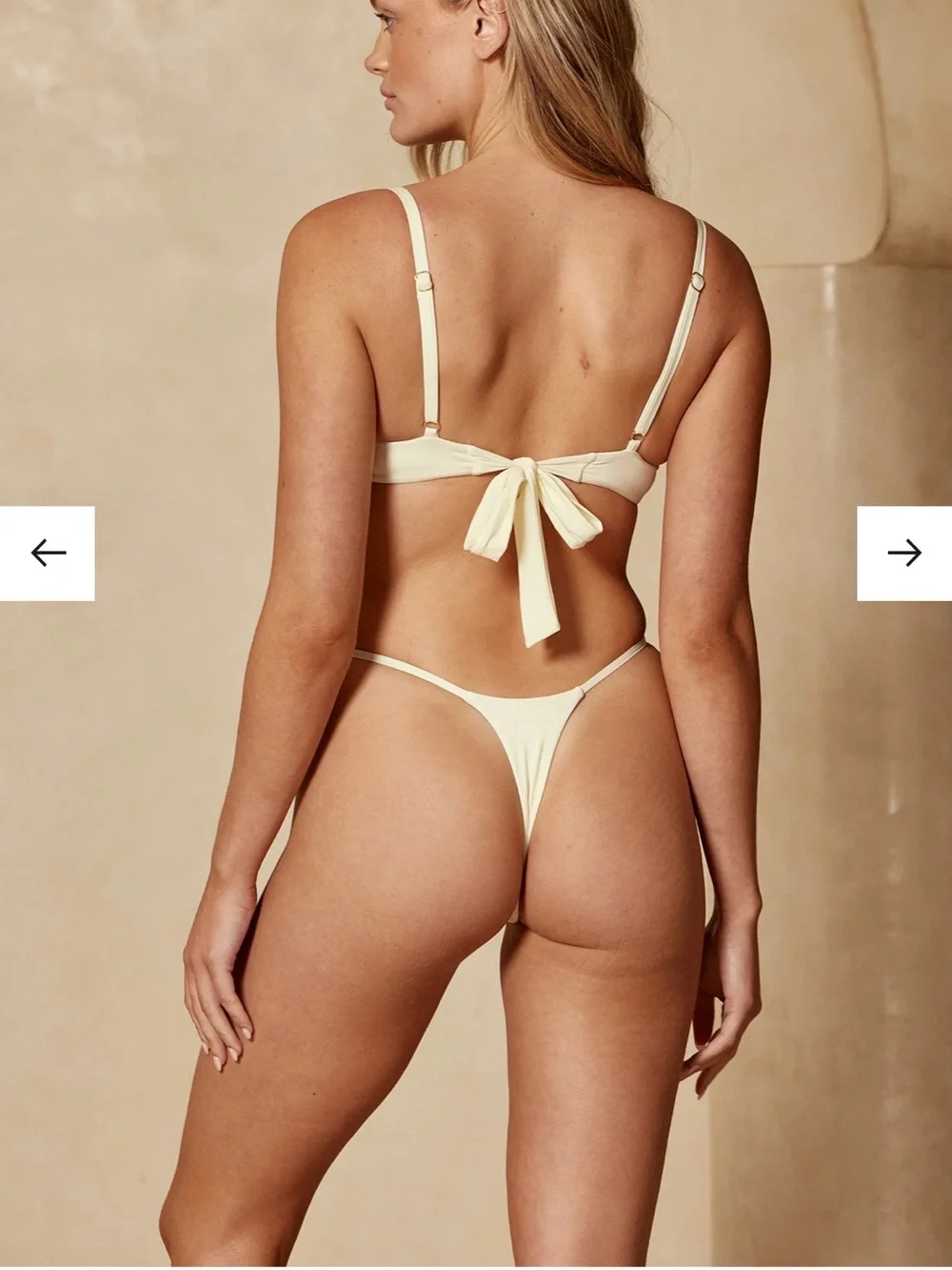 Monday Swimwear Capri Top- Ivory - M